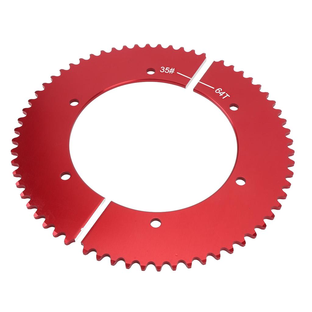 Universal Split Sprocket 35 Chain 64 Tooth Rear Split Sprocket Replacement for Predator 212cc 196cc 6.5hp 7.0hp Mini