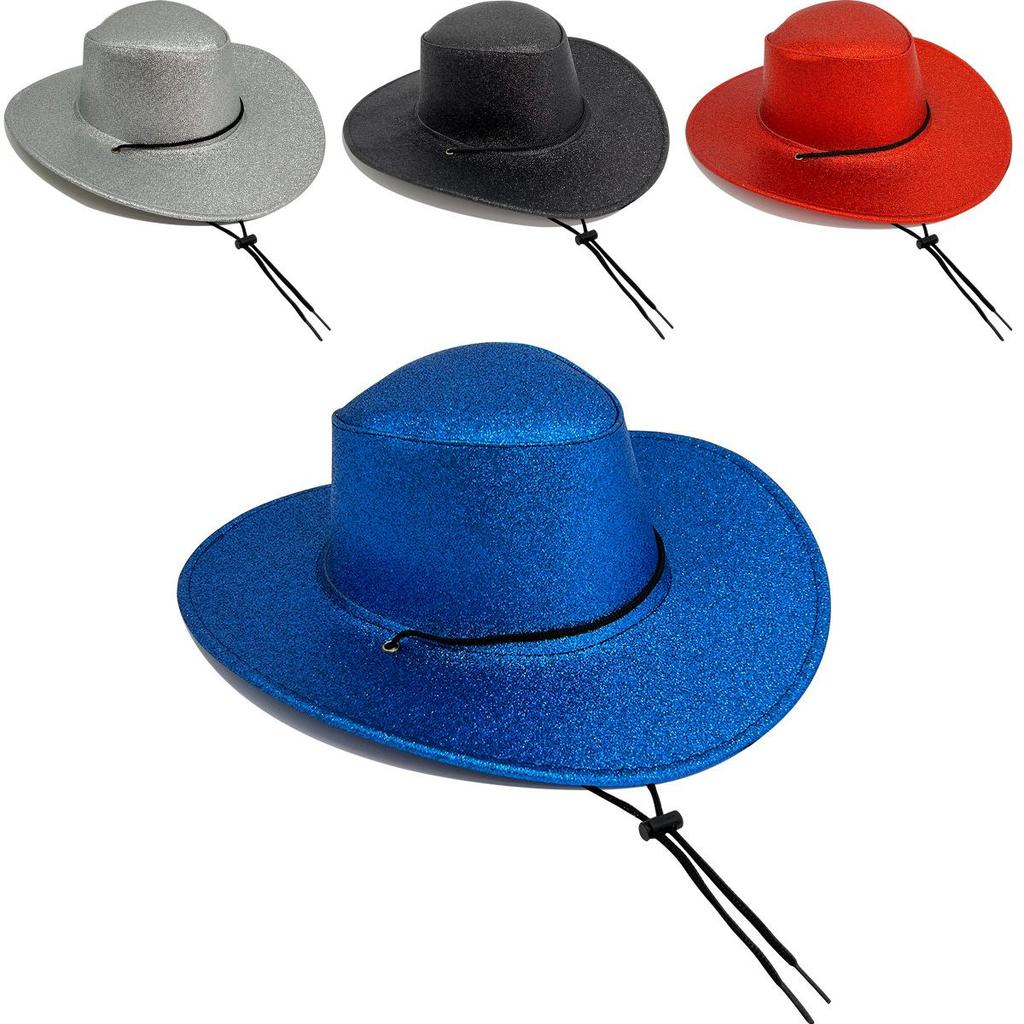 Street Style Cowboy Hat Made Of Polyester For Trendy Outdoor Wear