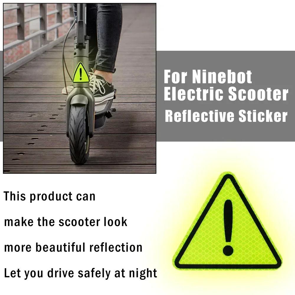 1pcs Car Reflective Stickers Automobile Motorcycle Scooter Body Decorative Triangle Warning Label Decal Accessories
