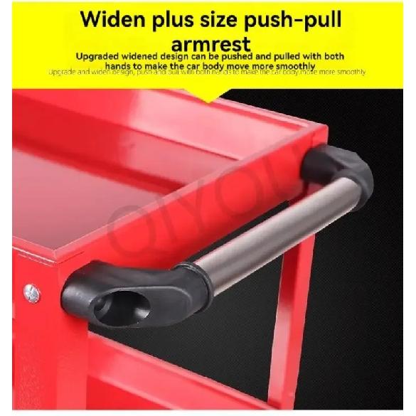 Tool Car Multi-functional Auto Repair Three-layer Tool Cabinet Auto Repair Mobile Shelf Layer Drawer Type Trolley