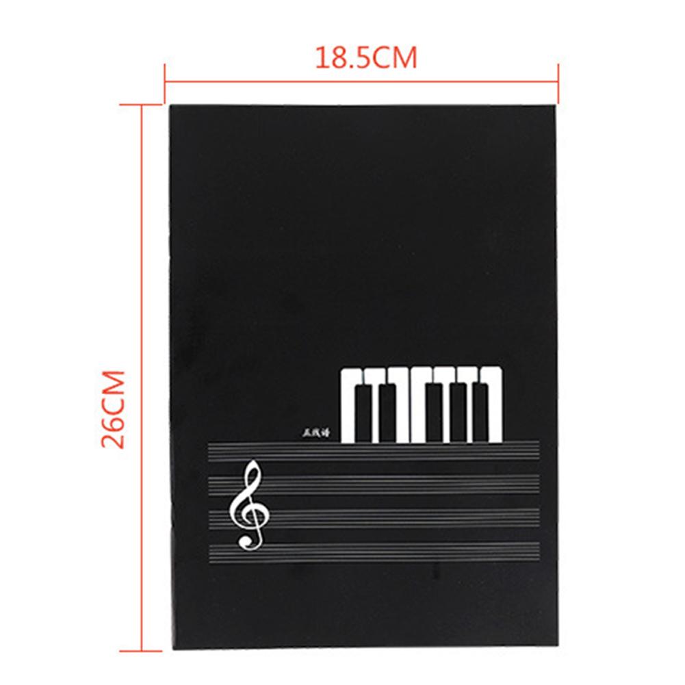 Music Notebook Blank Music Notebook Music Notebook Piano Blank Music Stave Staff 16 Sheets Accessories Blank Book