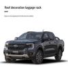 Black Plastic Adhesive Roof Rack for '23 Ford Ranger
