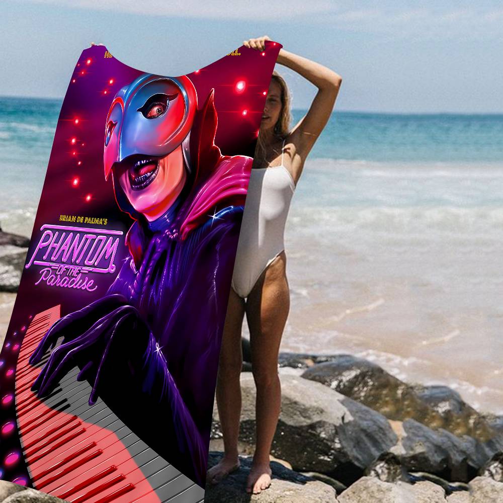 Klassischer Film Phantom der Oper Großes Mikrofaser-Strandtuch Schnelltrocknendes Handtuch Sandstrandtücher Poolhandtuch für Reise Schwimmen