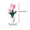 Flower Desk Lamp Ambient Light Building Blocks for Nursery