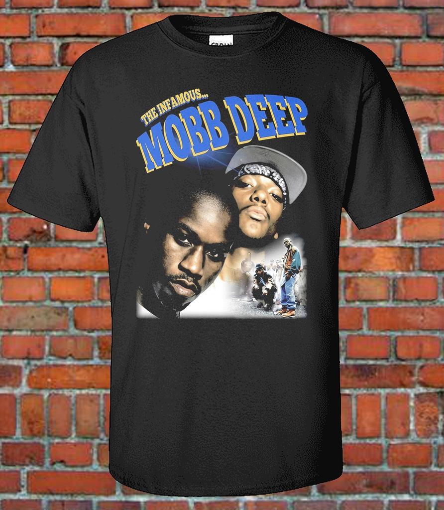 Vintage Recreated Mobb Deep 90s Bootleg Tee Graphic TShirt