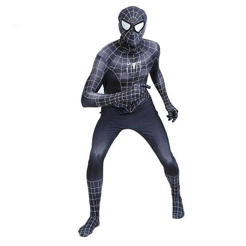Costum Spiderman Venom Costum Cosplay Bărbați Adult Petrecere Halloween Zentai Body