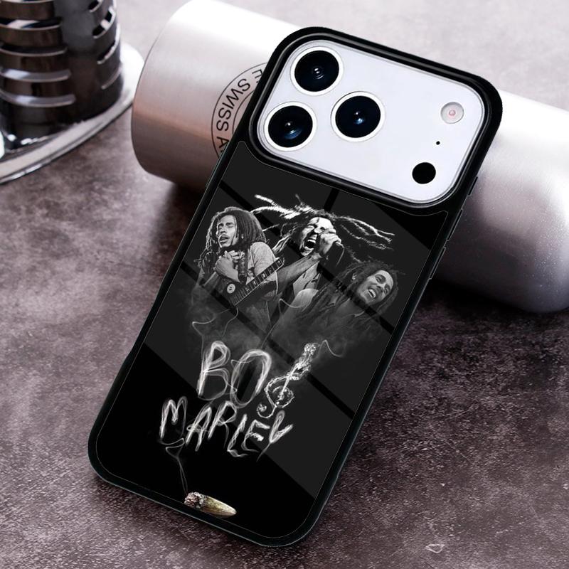 Bob Marley Rasta Lion Phone Case For iPhone 17 16 15 14 13 12 11 Pro Max Plus 17Air Soft Silicone Cover