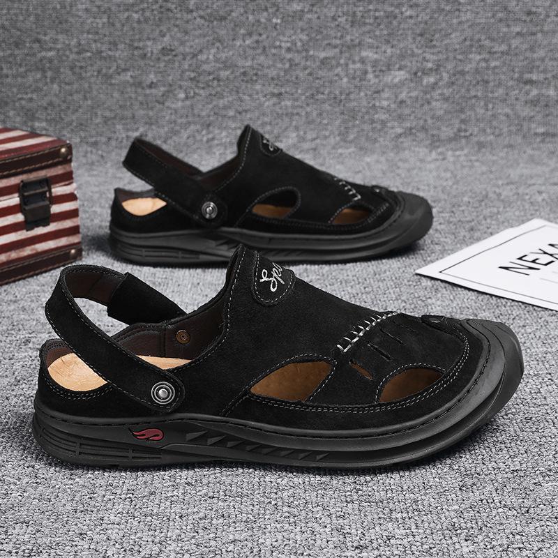 2025 spring and summer new men's shoes fashion casual new beach shoes casual outdoor breathable sandals