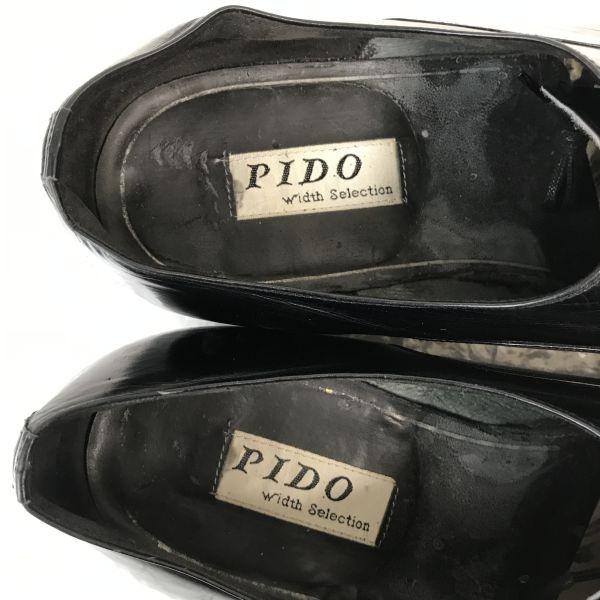 Japan PIDO Width Selection Straight Tip Dress Shoes 26cm 4E Black(USED)