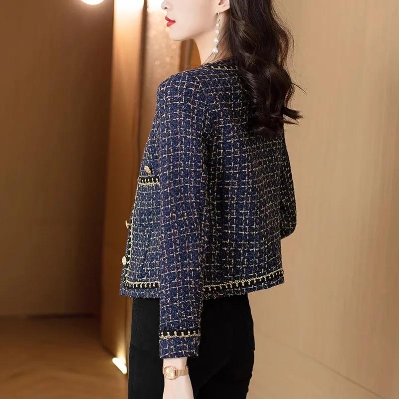 Women's Elegant Spring/Fall Jacket: Casual Cropped Cardigan