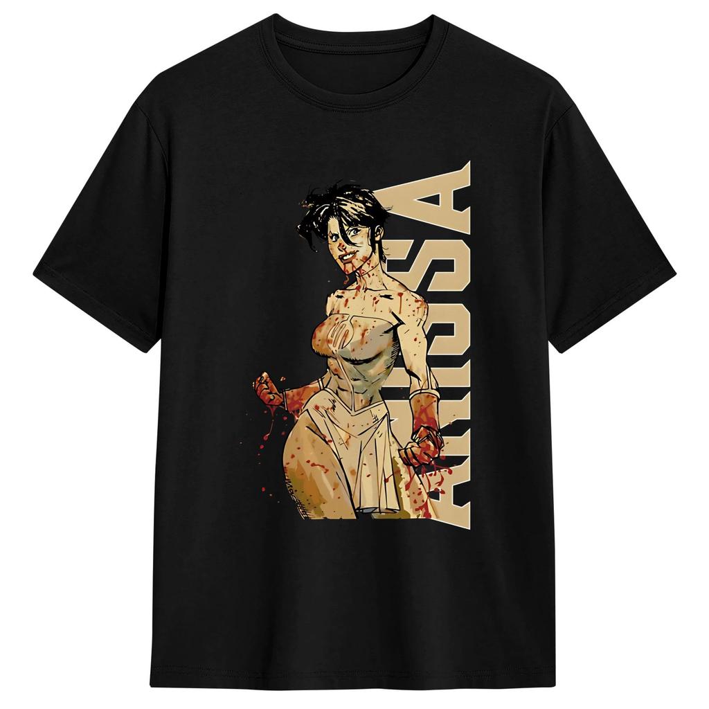 Anissa Invincible Character T Shirt Summer Cotton TShirts For Unisexs Custom DIY Tee Shirt ShortSleeved Y2K Funny Tops