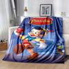 1pc, Pinocchio's Adventure Blanket - Perfect for All Seasons, Home Decor, Soft Flannel Throw Blanket - Versatile & Cozy for Bedroom, Living