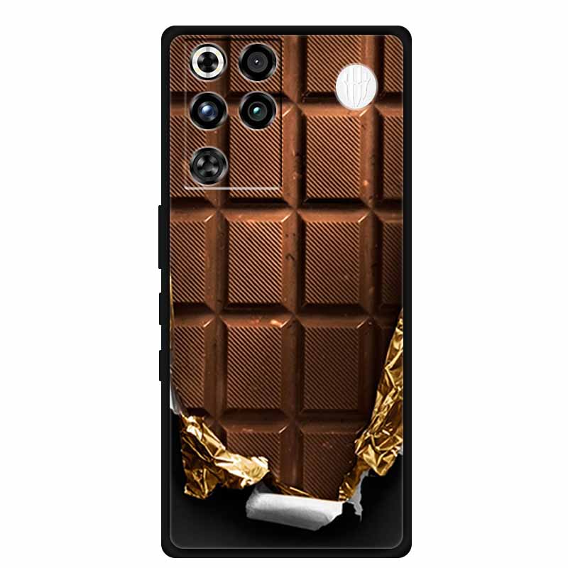 Phone Case For ZTE Nubia RedMagic 11 Pro 5G Back Cover Case Black Silicone TPU Soft Coque For Nubia RedMagic 11Pro Funda Capas