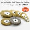 Flat Steel Wire Wheel Brush for Electric Grinder - Rust Removal & Deburring