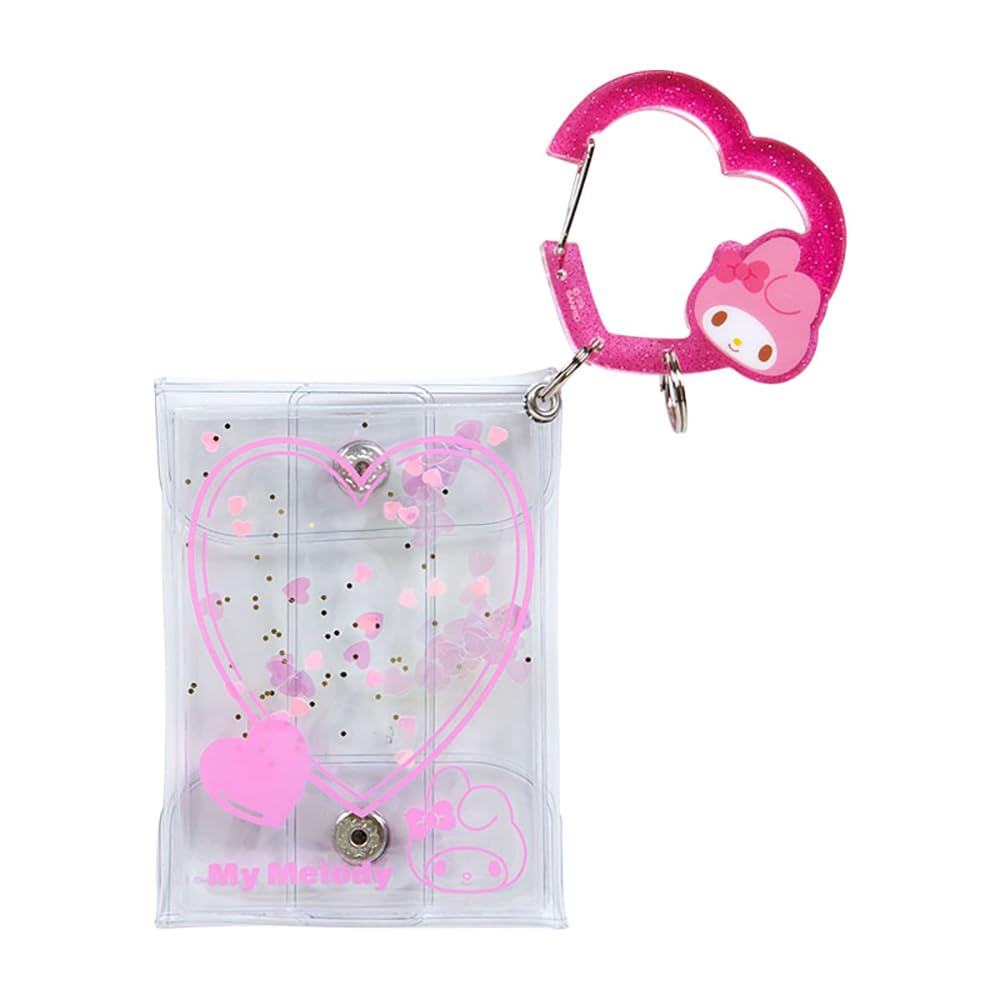 

Sanrio Carabiner Clear Character Grand Prix 3rd Colorful Heart My Melody 431982 Pouch, Edition, Series, (My Melody-chan),