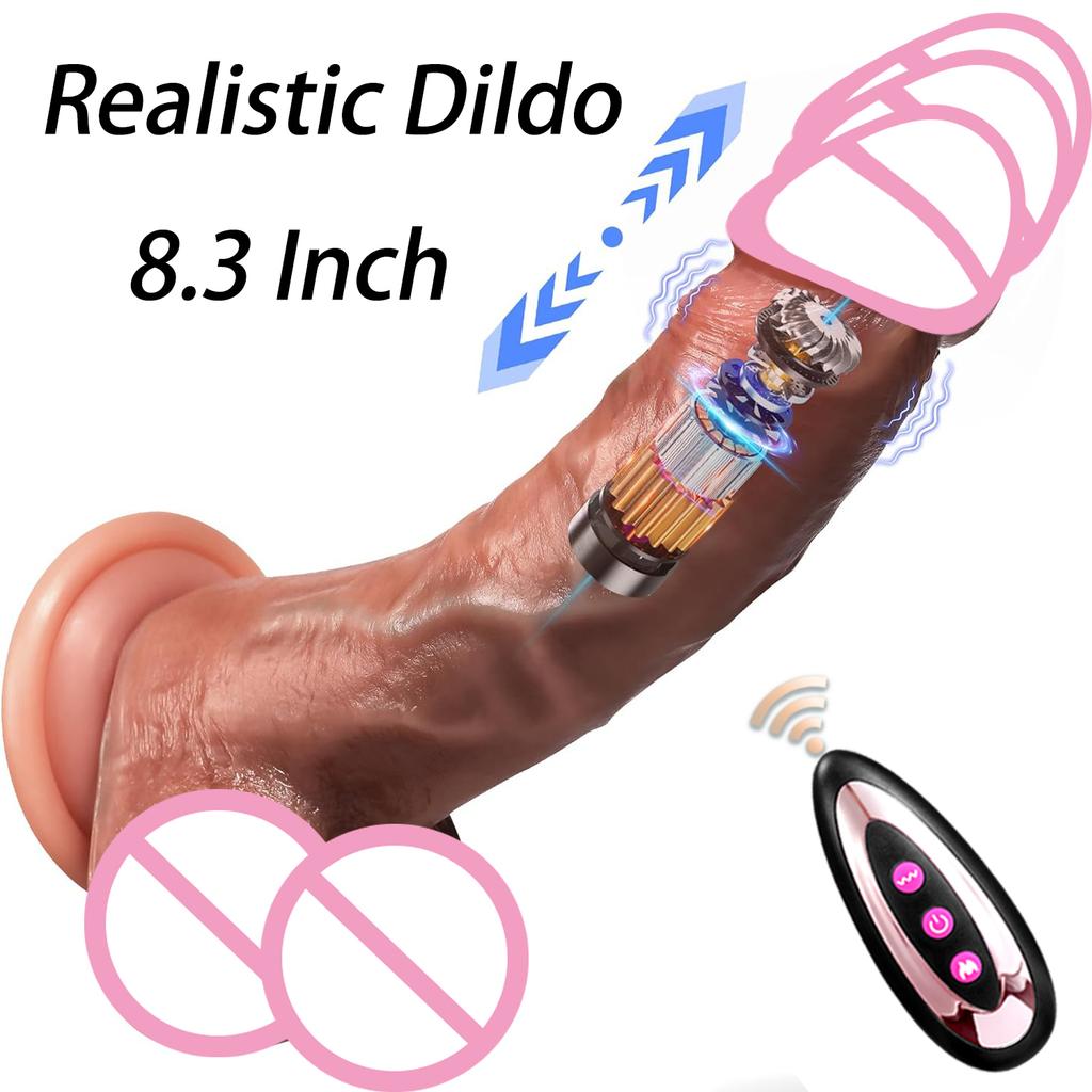 Realistic Dildos Vibration For Women Masturbation Sexy Adult Sex Toys Anal Toys Penetration Anal Thrusting Penis Dildo Vibrator