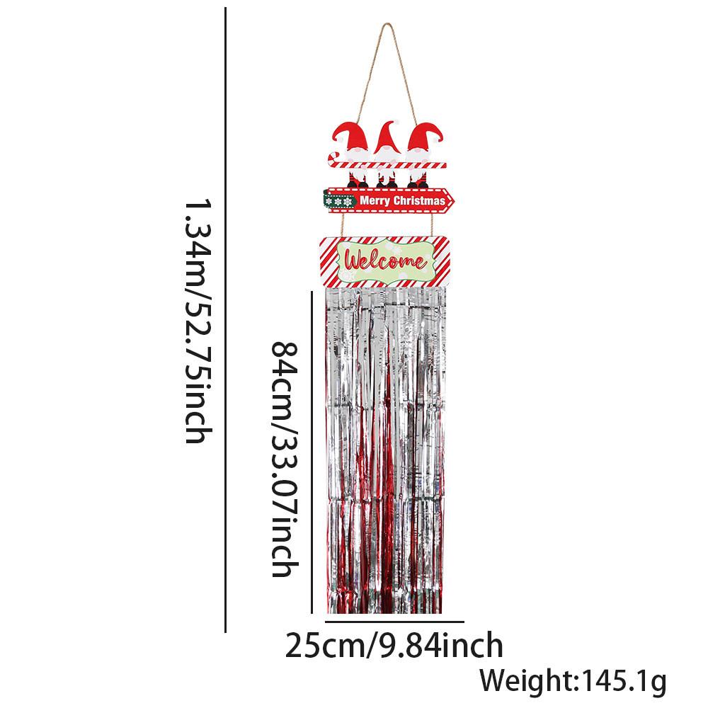 

Праздничная деревянная причудливая табличка с радостными оленями и рисунком Санта-Клауса Rudolph Cane
