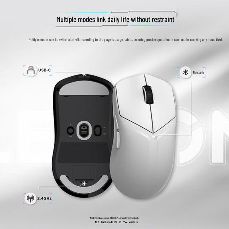 Lenovo Legion M6X Dual-Mode Wireless Gaming Mouse