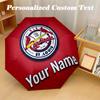 St. Louis Cardinals Automatic 8‑ribs Umbrella, Custom Name Text Personalized Folding Umbrella Rain Sun Gift