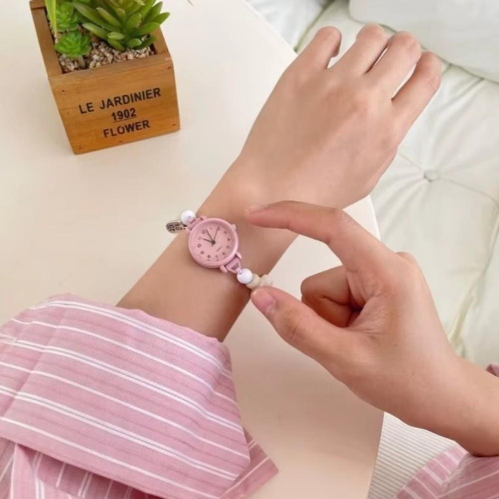 Zinc Zinc Alloy Adjustable Beads Strap Watch Vintage Timepiece Hand Chain Retro Star Heart Bracelet Women