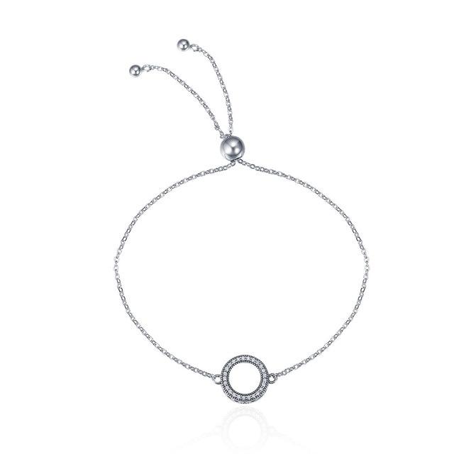 Stříbrný náramek Pulseira 925 se sněhovou vločkou 925 Srdce Hadí řetízková spona Femme Stříbrný náramek pro ženy šperky