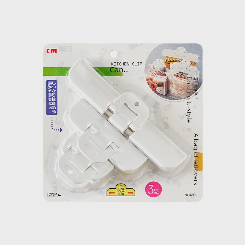 Japanische KM Feuchtigkeitsdichte Lebensmittelbeutel-Clips zum Verschließen der Küche