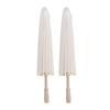 2PCS White Paper Umbrella Oiled Paper Painting Decorative Chinese Style Umbrella for Wedding Photo Props