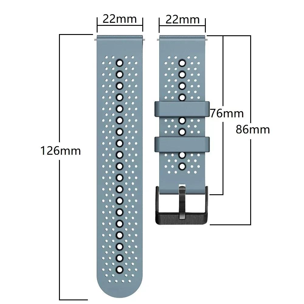 For Garmin Forerunner 255 255M 265 965 745 Veu2 Strap 22mm Silicone Sports Bracelet For Garmin Venu 2/Vivoactive 4 Watchband