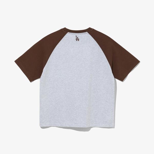 New Era Mlb La Dodgers Arch T shirT heaTher Gray 14443558