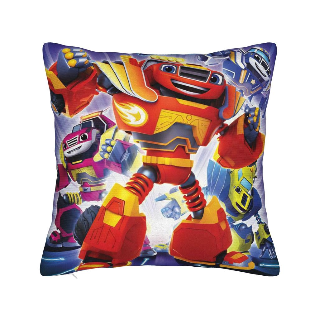 Blaze and the Monster Machines Pillowcase Merch Printed Cushion Cover Decor Throw Pillow Case Cover Home MultiSize