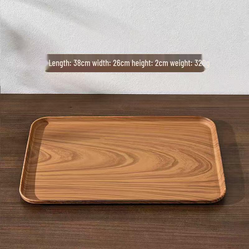 

Поднос сервировочный прямоугольный LISMins в стиле имитации дерева