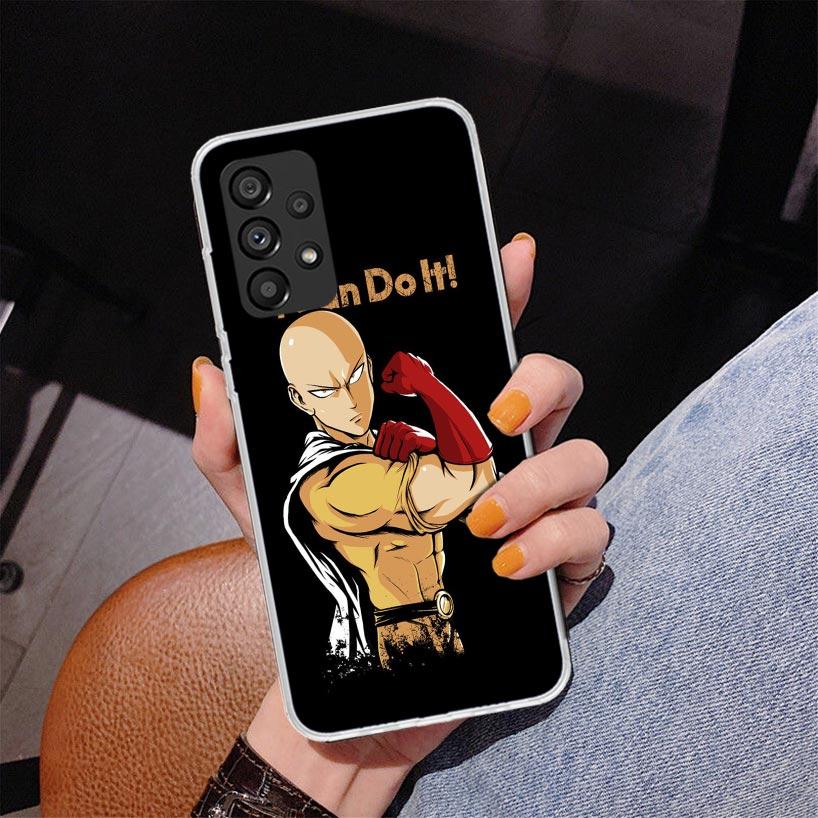 Anime One-Punch Man Phone Case For Samsung Galaxy A17 A16 A15 A14 A13 A57 A56 A55 A54 A53 A37 A36 A35 A34 A33 A26 A25 A24 A23 Ga