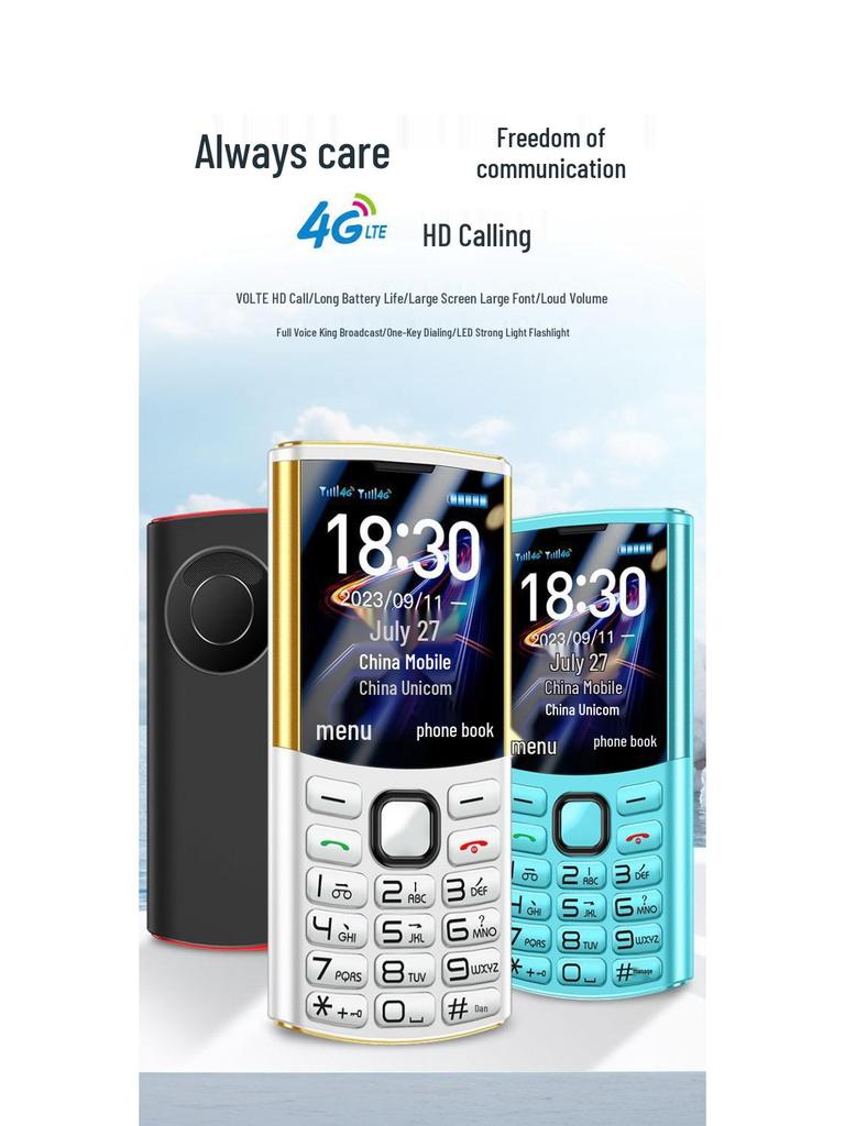 Senior-Friendly 4G Phone with Long Standby & Large Volume