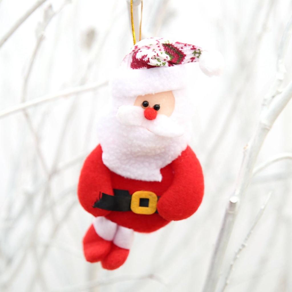 Bear Hanging Cute Soft Decorative Toy Doll Christmas Pendant Ornaments Christmas Tree Decoration