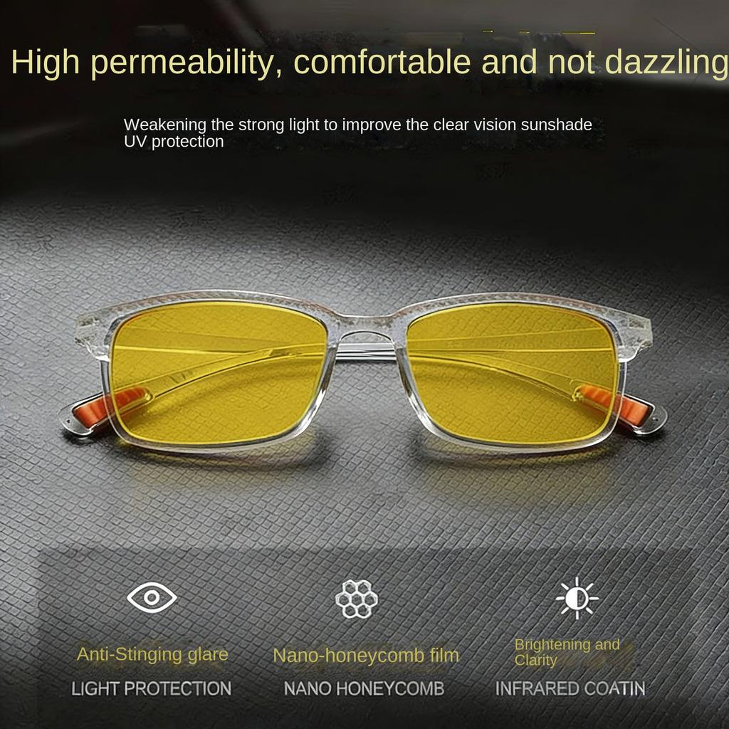Men Women Fashion High Definition Night Vision Presbyopia Glasses Anti-Blue Light Anti-fatigue Ultra-light Reading Glasses +4.0
