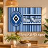 Custom Name Hamburger SV 5D Diamond Painting Personalized Full Drill Diamond Art Kit Gift