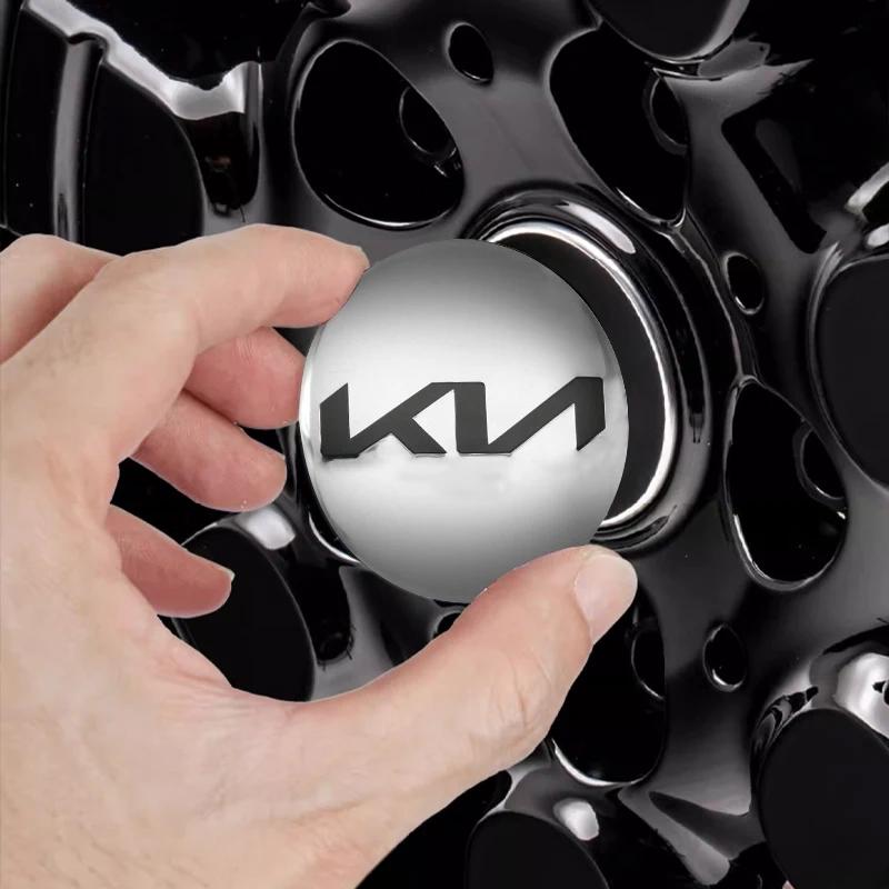 4pcs 58MM Refitting Car Wheel Center Caps Hub Center Covers For KIA Rio K5 T22 Sportage Ceed Sorento Picanto Cerato K2 K3 KX3