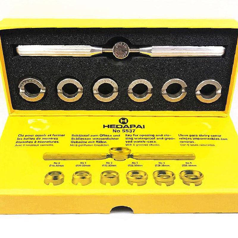 Professional Back Case Opener Cover Remover for Rolex Watch Repair Tool Kit 5537 Watch Back Cover Remover Screw Wrench Opener