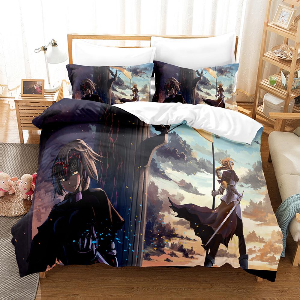 Three-Piece Quilt Cover Bedding Home Textiles Four-Piece 3D Digital Printing