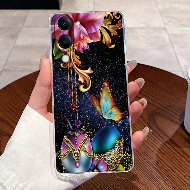Casing For Vivo Y04 Y29S 5G Case Aesthetic Cute Cat Fashion Astronaut Cartoon Cool TPU Back Cover Transparent Soft Phone Case
