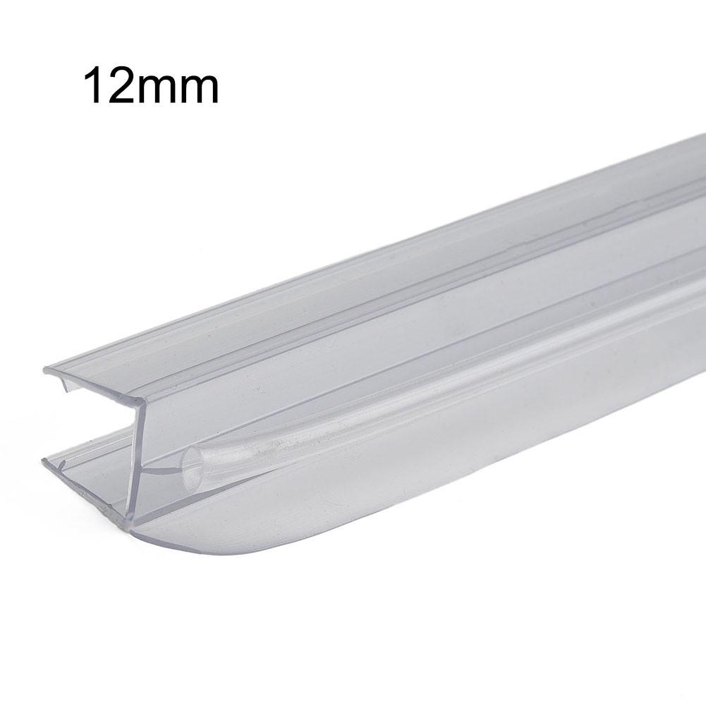 Sello de Ducha de 50 cm 6/8/10/12 mm Para Puerta de Cristal de Baño Tira de Goma Tira Selladora