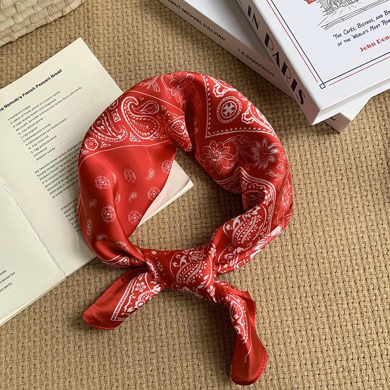 70 small square scarf silk scarf women cashew print silk scarf headscarf professional scarf satin scarf