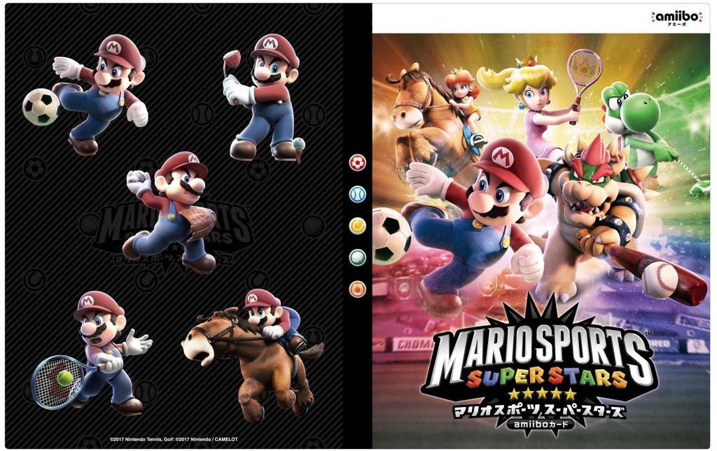 amiibo card album Mario Sports Superstars