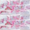 2026 Waterproof Wall Sticker Mosaic Pattern Ceramic Tile Sticker Kitchen Bathroom Sink Decoration Surface Gloss Film Self-adhesive Wall Sticker
