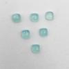 Natural Aqua Chalcedony Squre Cushion Cabochon Loose Gemstone Lot 49 Pcs 5 MM 36 CT For Jewelry Making