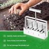 Handheld Soil Blocker Stainless Steel Soil Block Maker for Seedling, Greenhouse Garden Supplies Soils Blocking Tool for Garden