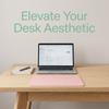 Front and Back Color Matching Leather Mouse Pad Writing Mat Laptop Table Mat  Home