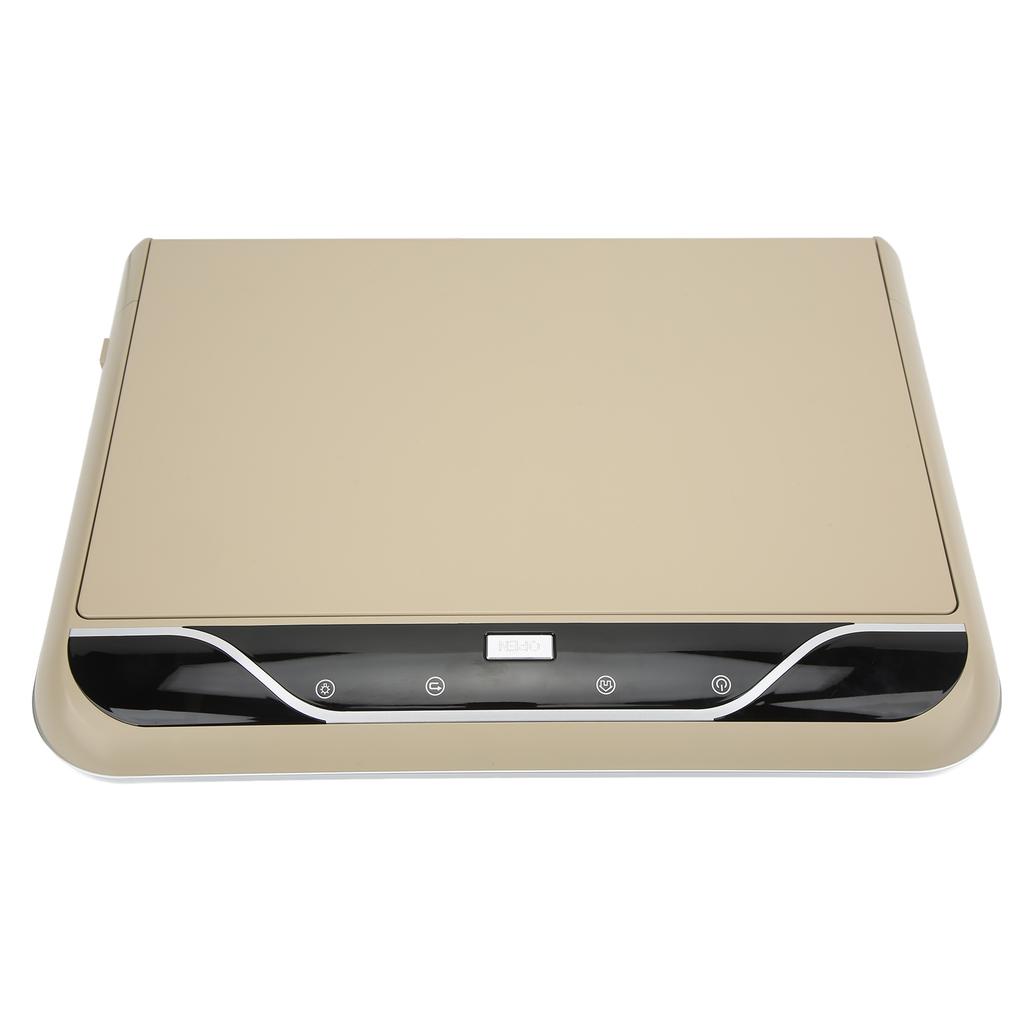 19in Car Overhead Player High Definition Touch Screen Flip Down Roof Mounted Monitor Multifunction for Android 9.0 Beige