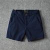 Men's Cotton Slim Fit Solid Color Three-Quarter Shorts - Trendy Summer Stretch Pants