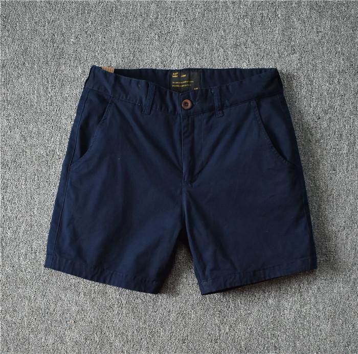Men's Cotton Slim Fit Solid Color Three-Quarter Shorts - Trendy Summer Stretch Pants